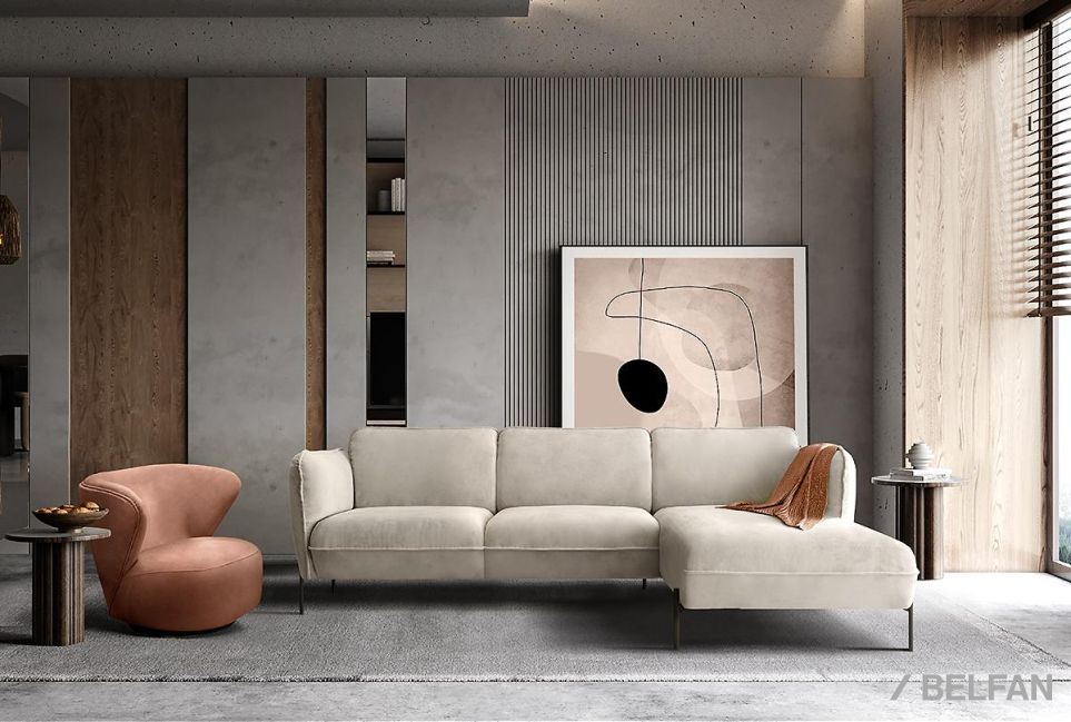 "Alex" диван с оттоманкой 1