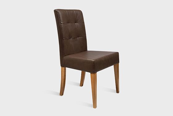 Стул "Берген" (кожа) массив дуба 2