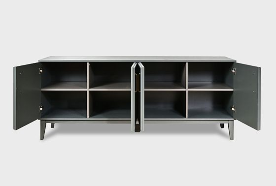 Тумба 4-х дв. "Чикаго" массив и шпон дуба 10