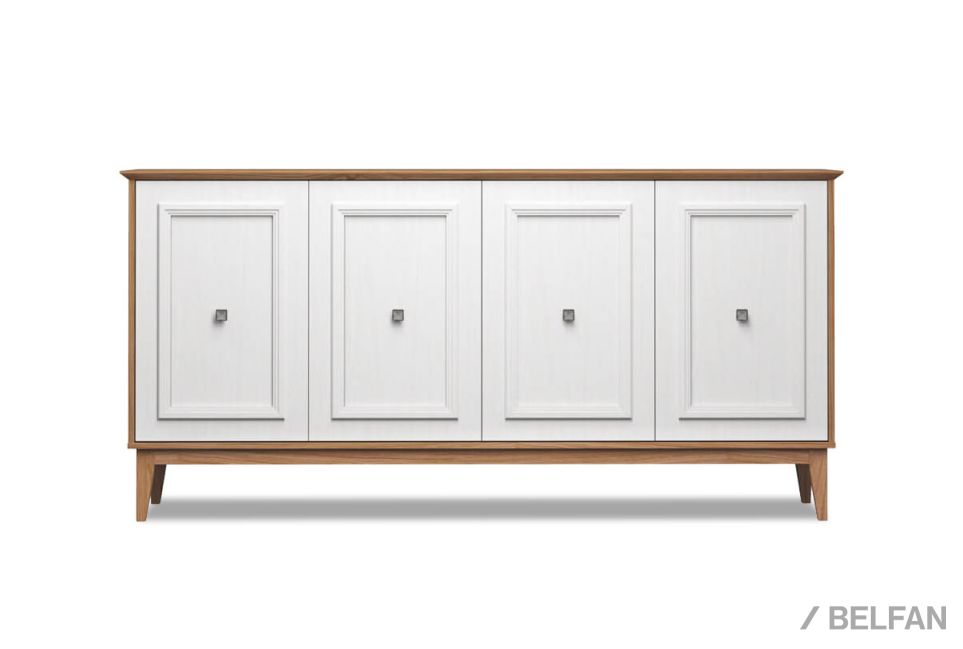 Тумба "Кённинг" 4 массив и шпон дуба, МДФ 2