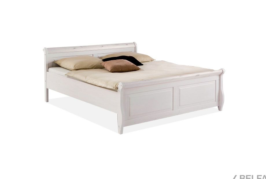 Кровать двуспальная "Мальта" 180 (без ящиков) массив сосны 1