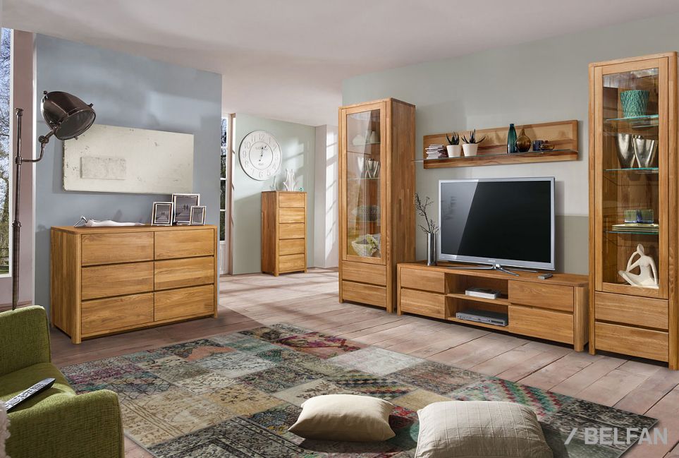 Комод "Норд" (высокий) массив дуба 7