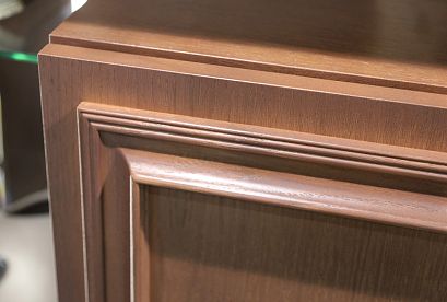 Тумба высокая "Сакраменто" (стекло); *А-016.84; трюфель