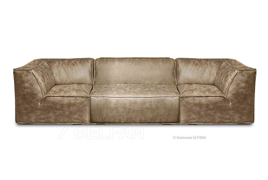 "Брик" диван 3-х модульный (прямой); нераскл.; 90+13+90; 493(1) (гр. 2)