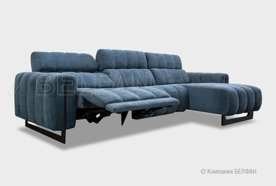 "Genesi" диван с оттоманкой 2