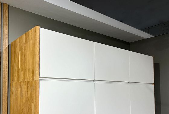 Дополнительная секция для шкафа 3-х дв. "Уоллстрит" массив дуба, МДФ 8