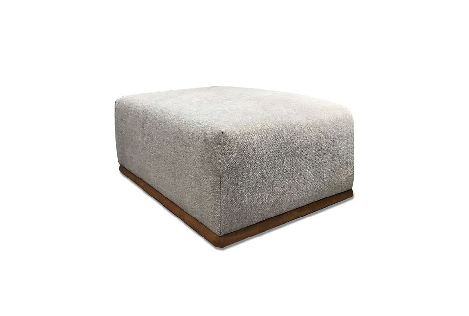 "Тейлор" пуф; 17; 990х460х820; Palladium 15 Moon Mist (гр. 1/МТХ)