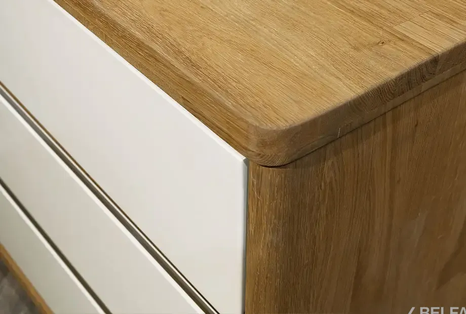 Спальня «Уоллстрит» #1 к-бейц-масло, ф-белый, вст-бейц-масло 2