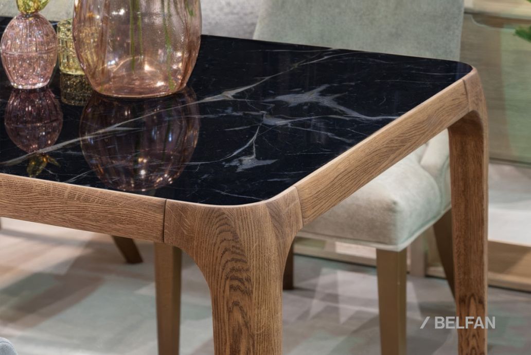 Стол обеденный и стулья «Бергамо» #2 американский орех 1