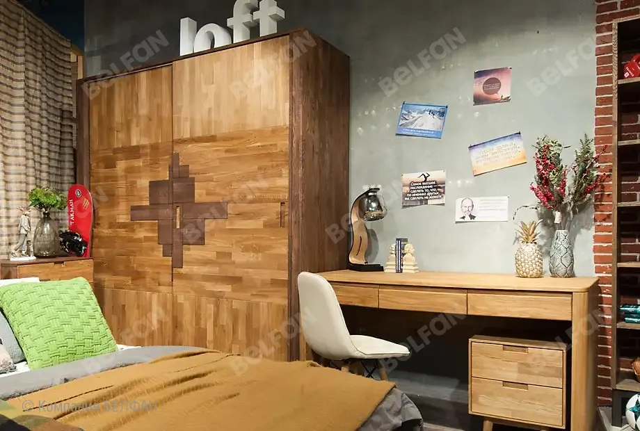 Детская «Irving Design» #1 графит, бейц-масло 2