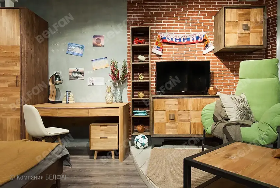 Детская «Irving Design» #1 графит, бейц-масло 1