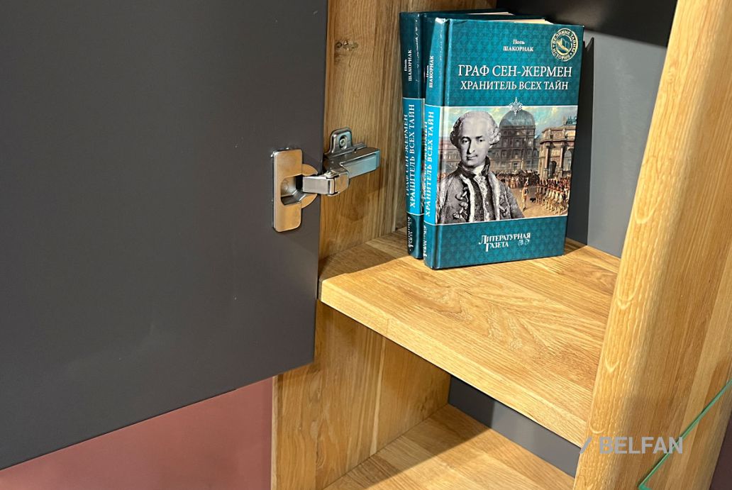 Гостиная «Wallstreet» #4 к-бейц-масло, ф-бейц-масло, вст-антрацит 3