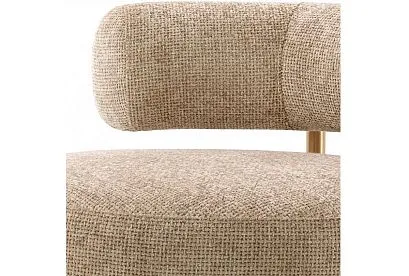 "Одри" кресло; нераскл.; 12; золото; Symphony 03 Beige (гр. 2/МТХ)