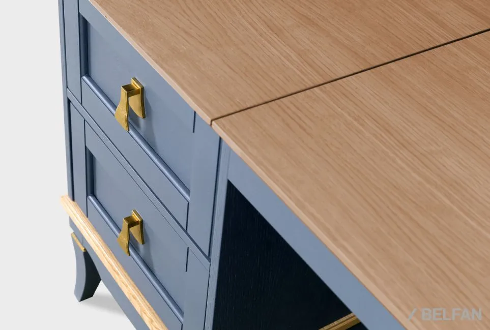 Стол туалетный "Стюарт" (2 тумбы) массив и шпон дуба 6