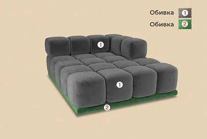 "Киото" секция оттоманка