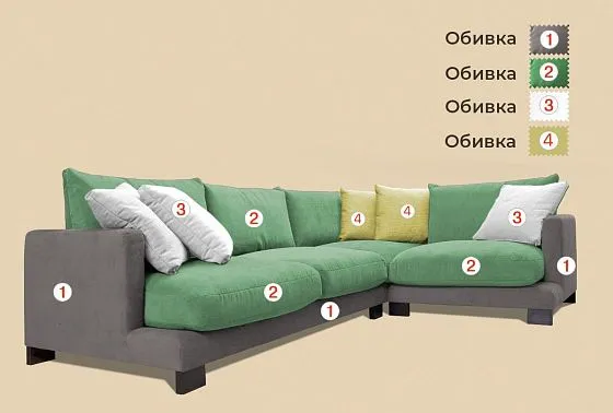 "Леформ" диван угловой  4