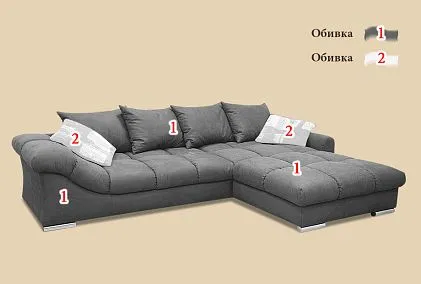 "Лаунж" диван 3-х местный