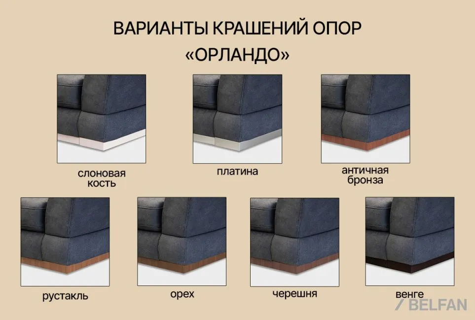 "Орландо" диван с оттоманкой 3