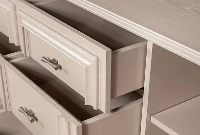 Тумба "Сакраменто" 4 (с ящиками); *А-016.50; марципан, орех