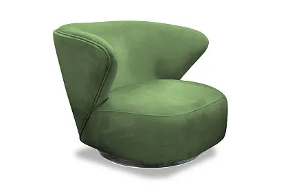 "Камила" кресло; нераскл.; 12; хром; Noble 624 (34975); (гр. 3/СМ)