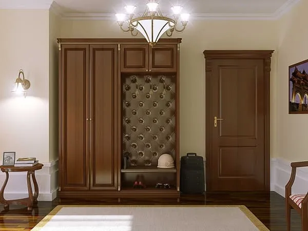 Прихожая в классическом стиле 