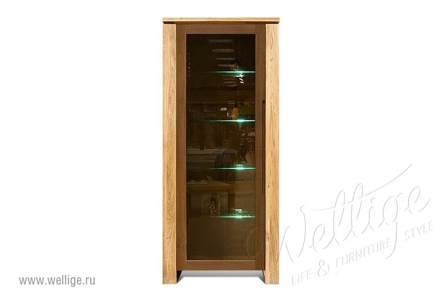 Шкаф с витриной односекционный «Bergen design»