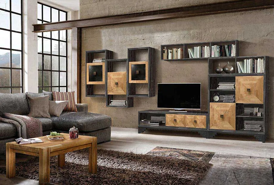 Навесные модули для гостиной в коллекции Cube Design
