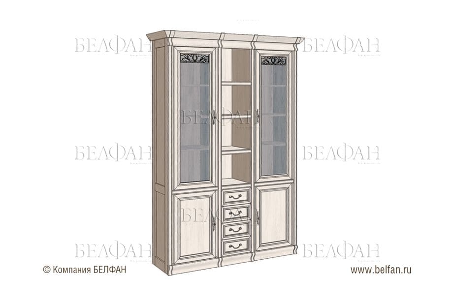 Кабинет в светлых тонах