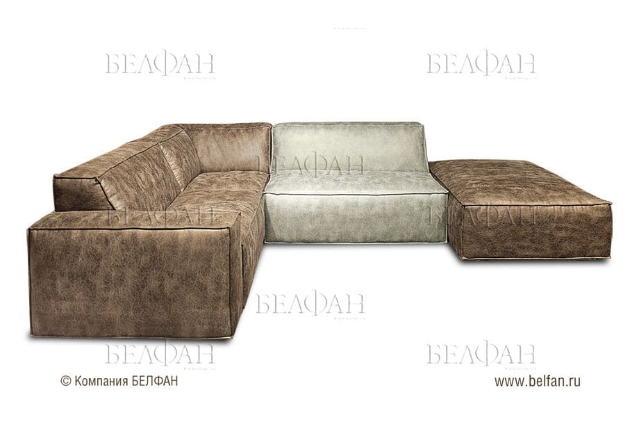 Виды угловых диванов по типу обивки Виды угловых диванов по типу обивки