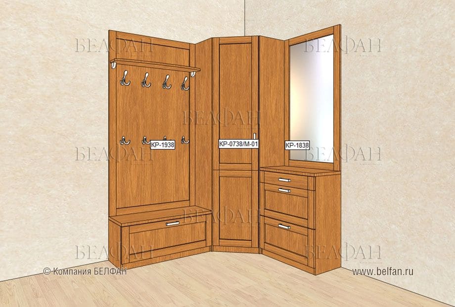 Модульная мебель для прихожей