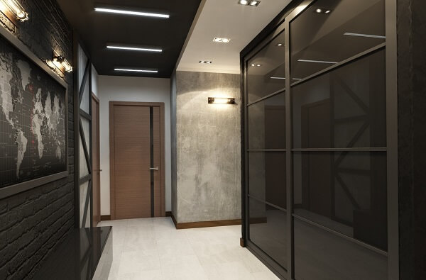 Прихожая_в_стиле_лофт_в_квартире Прихожая_в_стиле_лофт_в_квартире