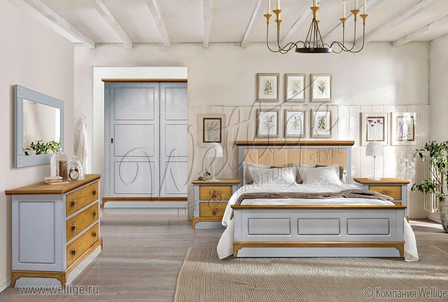 Зеркало в стиле прованс в спальне Зеркало в стиле прованс в спальне