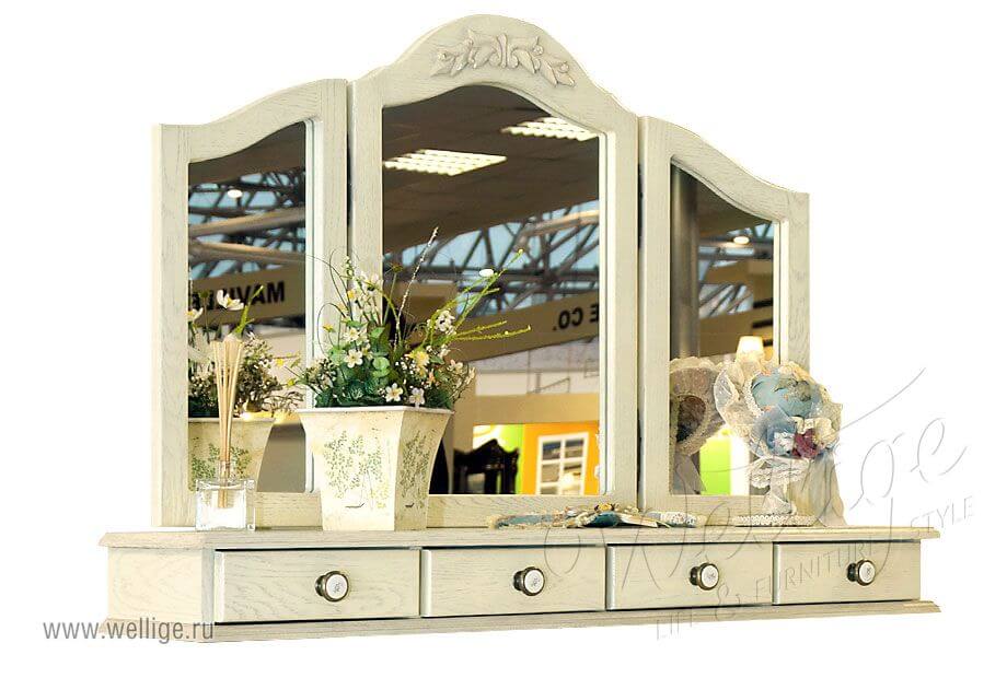 Настольное зеркало в стиле прованс Настольное зеркало в стиле прованс