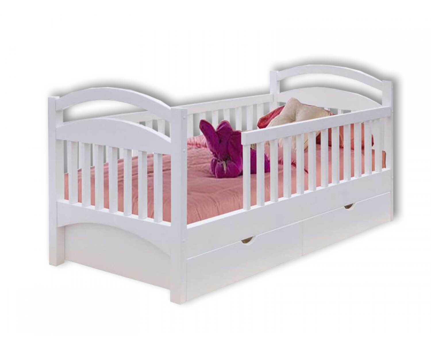 кровать с бортами для детей от 2 лет