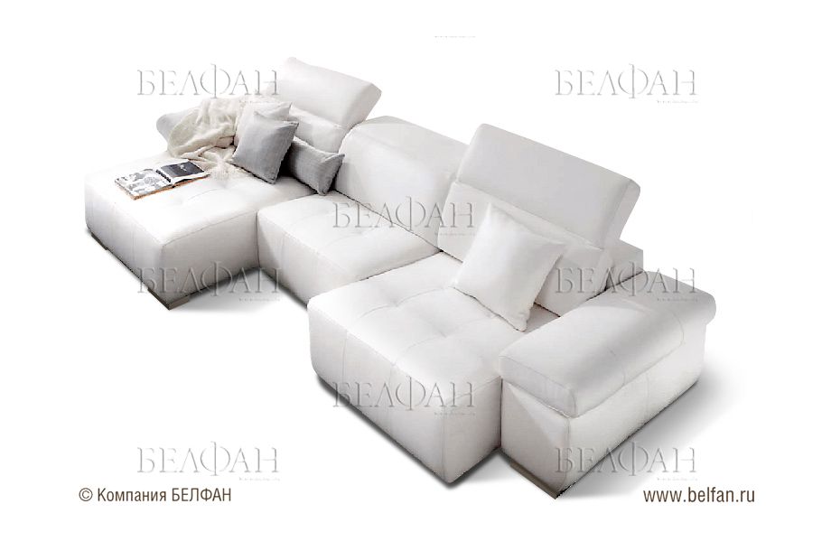Современный белый диван Современный белый диван