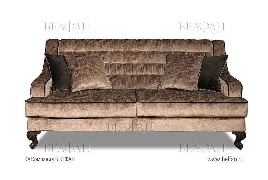 Бежевый диван подходит к любому дизайну Бежевый диван подходит к любому дизайну