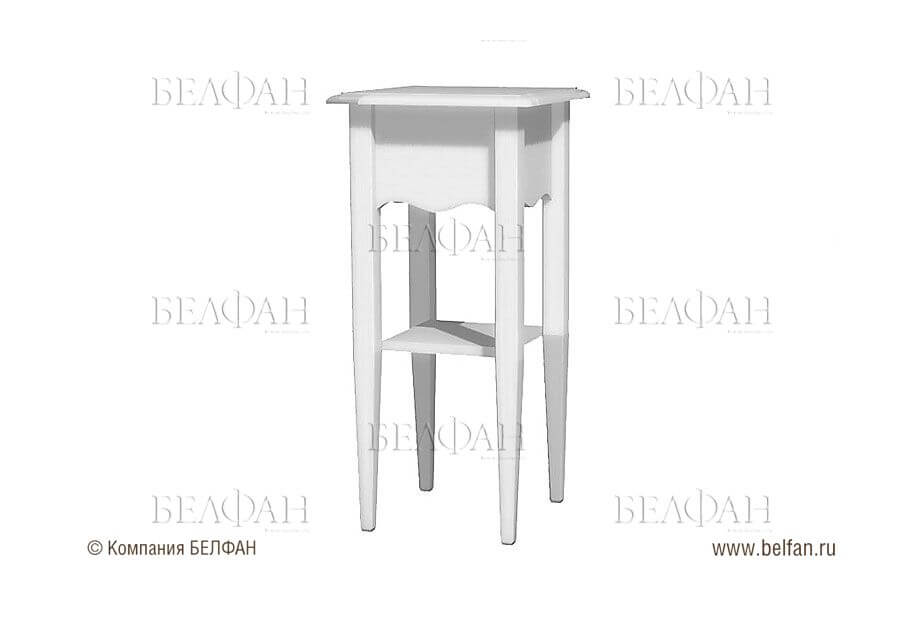 Напольная конструкция со скругленными ножками Напольная конструкция со скругленными ножками