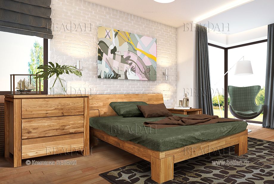 Отделка пола в спальной