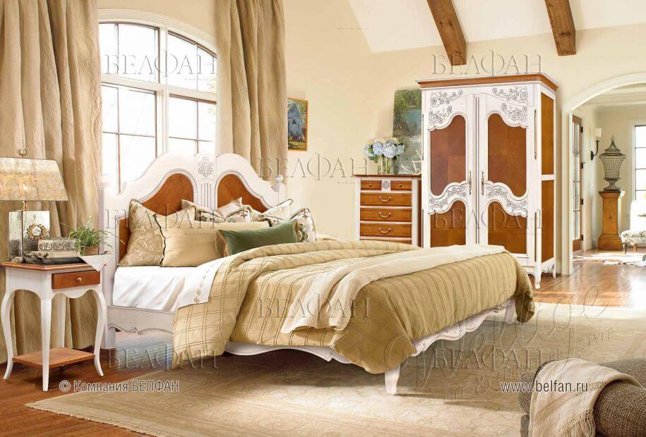 Комплект мебели для спальни должен соответствовать дизайну комнаты