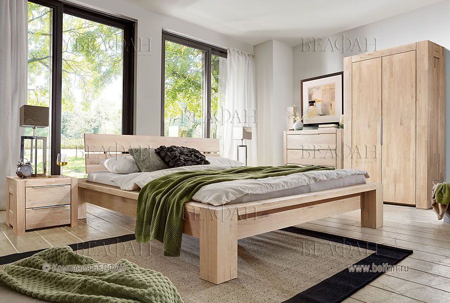 Модная низкая кровать Модная низкая кровать