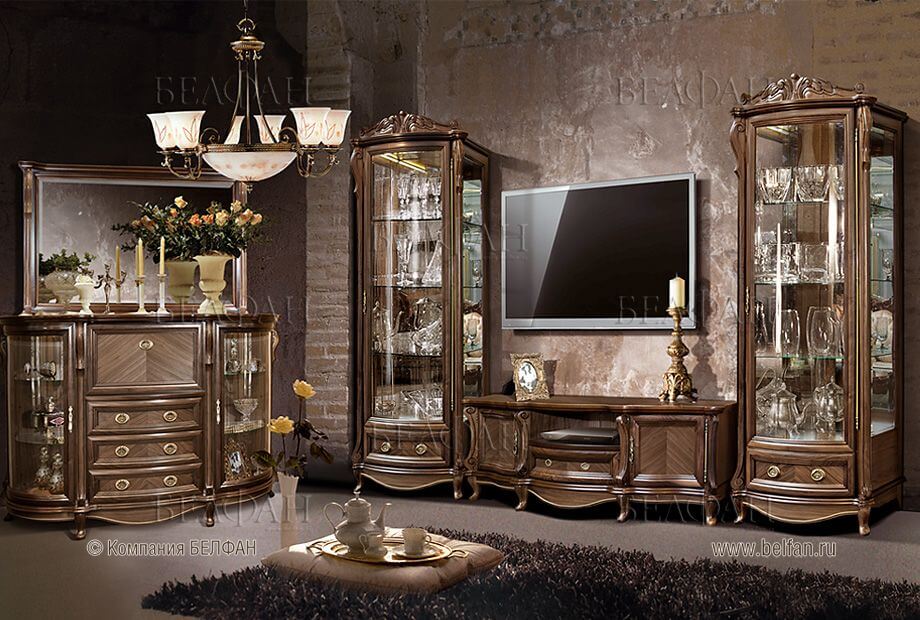 Наличие в доме мебели в темных тонах  Наличие в доме мебели в темных тонах