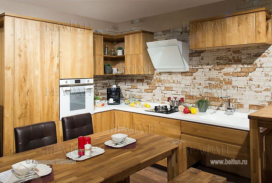 Фото24 кухня из массива дерева