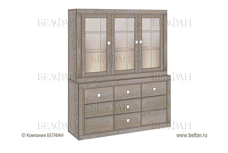 Виды сервантов для посуды на кухню