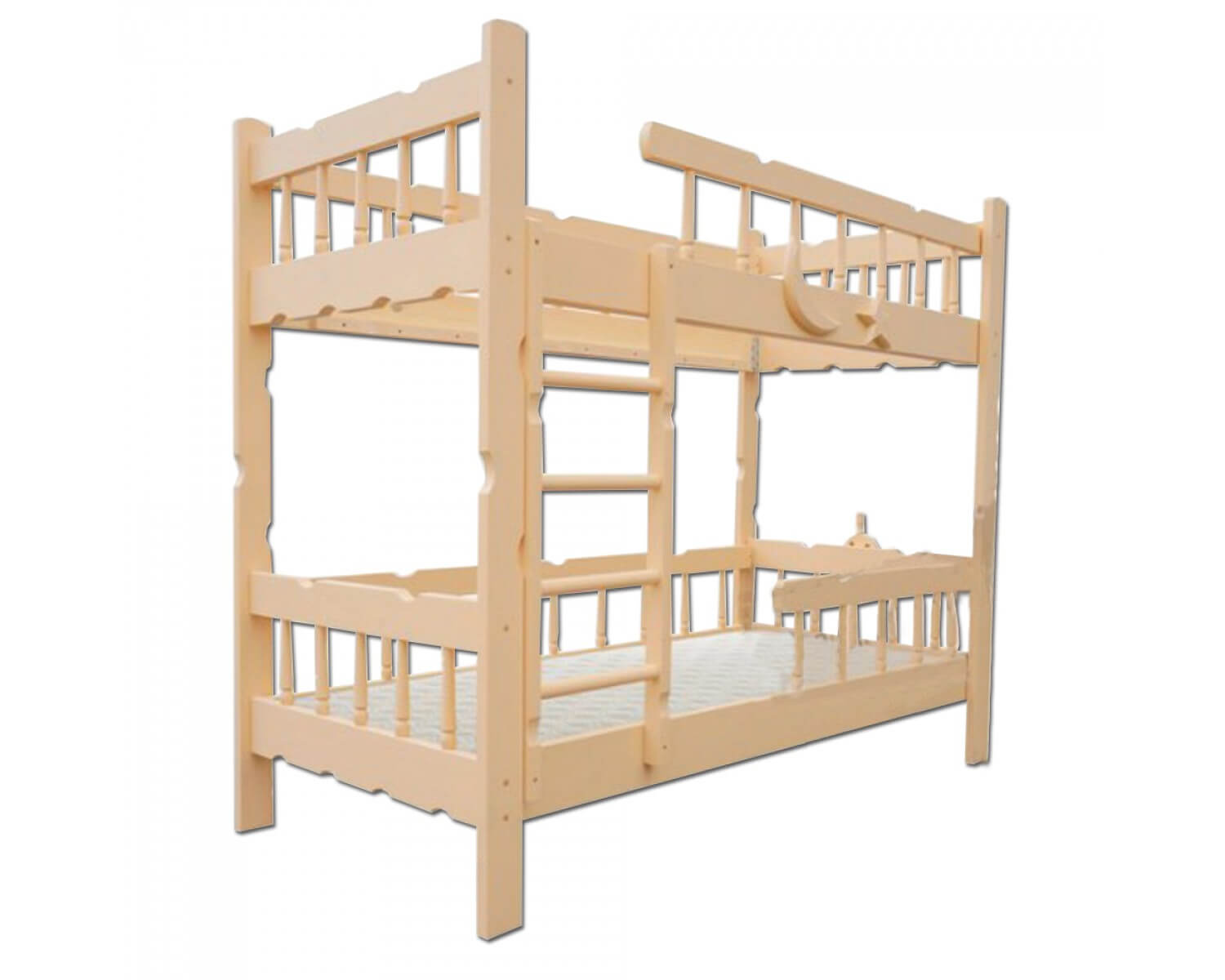 Детские двухъярусные кровати из массива дерева Детские двухъярусные кровати из массива дерева