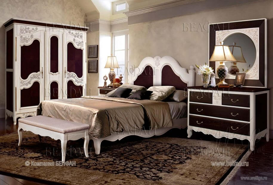 Спальное место с высоким изголовьем