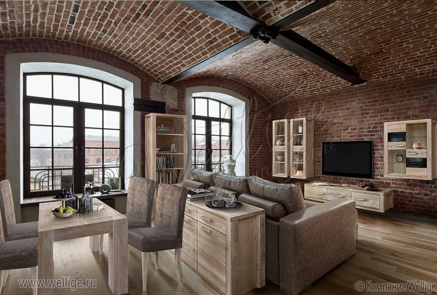 Окна в гостиной