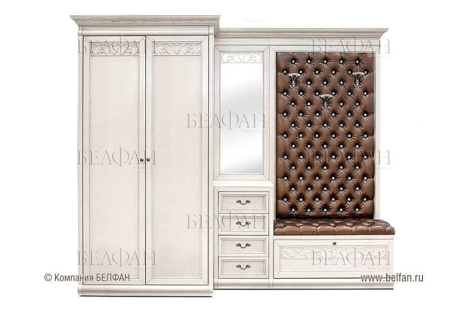 Мебельный комплект одного со стеной оттенка Мебельный комплект одного со стеной оттенка