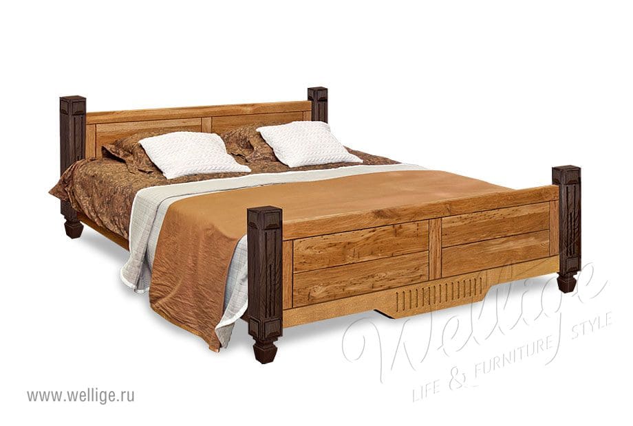 Кровать из массива бука фото №13 Кровать из массива бука