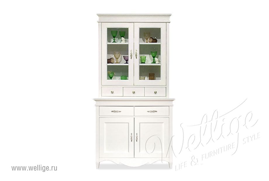 Буфет в стиле прованс - с деревянными вставками Буфет в стиле прованс