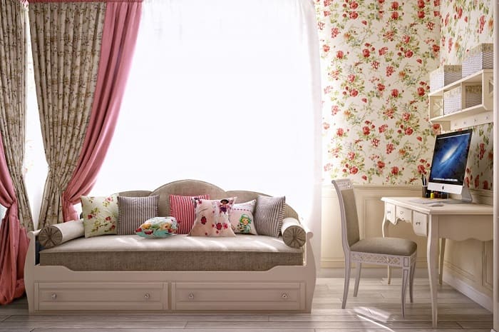 Выбор мебели для детской в стиле прованс Зонирование детской в стиле прованс